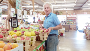 Dennis Oullette has operated Ontario Orchards in Oswego for 51 years, along with his wife, June.