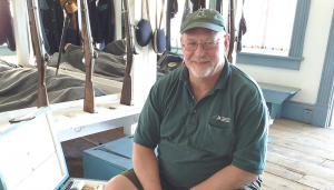 Paul Lear, 58, is site manager of Fort Ontario in Oswego. He has been on the job for more than 20 years.