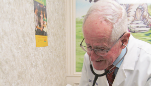 Pediatrician Stuart Trust has been practicing medicine since 1974. “I still have a lot to offer. I have four super associates, all pediatricians with far better education. I don’t have to work when I don’t want to.”