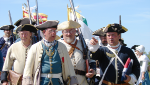Reenactment at Fort Ontario in Oswego.