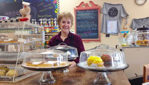 Debbe Titus is the owner of Half Moon Bakery and Bistro in Jamesville. Photo by Margaret McCormick