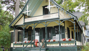 Wellesley Island is one of the larger islands and home to a preserved Victorian village
