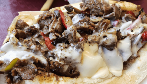 Cheese steak: Heid’s take on the Philly cheese steak sandwich.