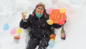 Carol Yerdon of North Redfield said she has measured 6,903.45 inches of snow during 25 years keeping track of the weather in northern Oswego County.