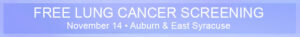 Free Lung Cancer Screening