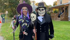 Diane Morabito, the founder of Sisterhood of the Traveling Broom, and John, her husband of 45 years