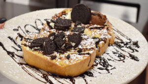 Great dessert: Oreo French toast.